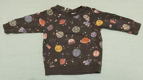 Mikina vesmír h&m 74, h&m,74