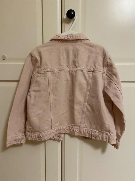 Riflová bundička, zara,110