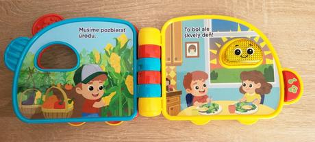 Interaktívna knižka vtech u nás na farme,