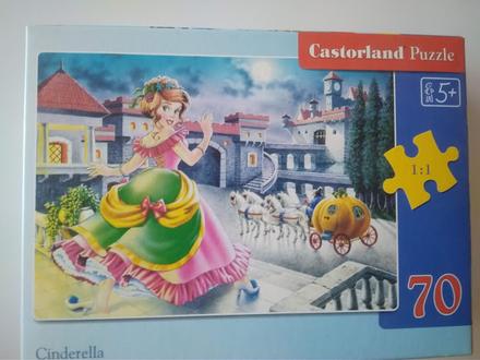 Puzzle 70 kusové popoluška,