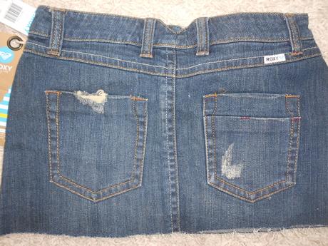 Riflová sukňa roxy, roxy,m