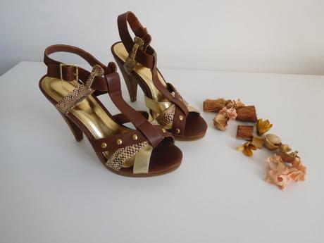 H&m-sandálky ecco koža-38v,, h&m,38