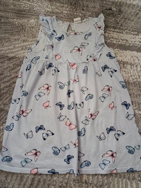 3x šaty, h&m,92