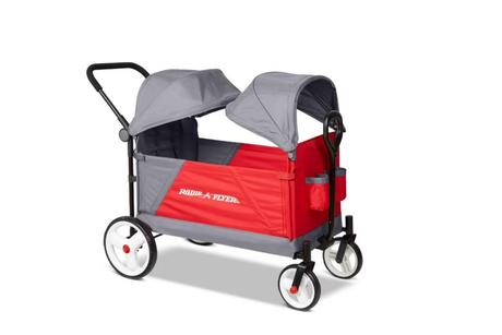 Detský vagon, kočík pre dve deti radio flyer, 