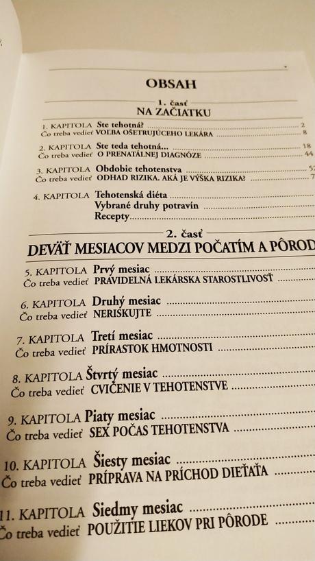 Kniha o tehotenstve, 