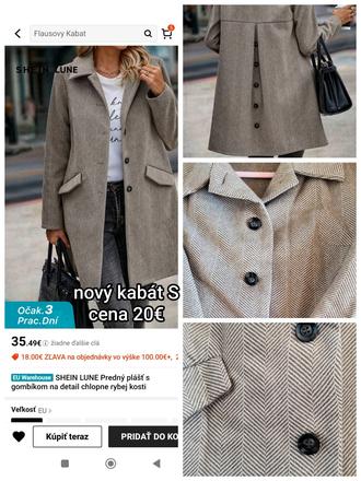 Prechodny kabátik s, 36 / s