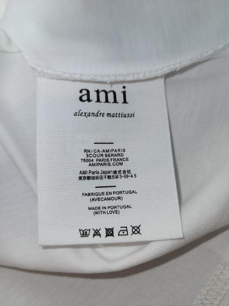 Biele tričko ami paris, m