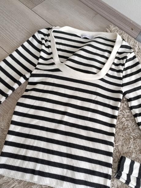 Pásikavé tričko, stradivarius,s