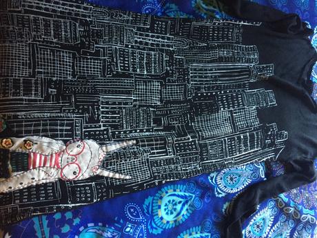 Úpletové šaty so vzorom, admiral,36