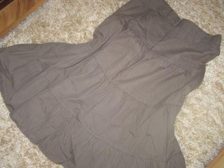 Olivovo zelená nádherná sukňa, kenvelo,xs