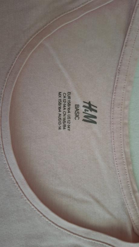 Dievčenské tričká s dlhým rukávom. h&m., h&m,164