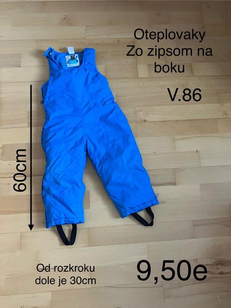 Oteplovaky zo zipsom, 86