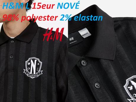 Mikina, tričko športové, bežecké, košeľa wednesday, h&m,l