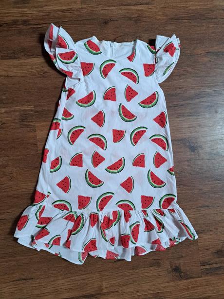 Letné melónikové šaty cca 128, 128