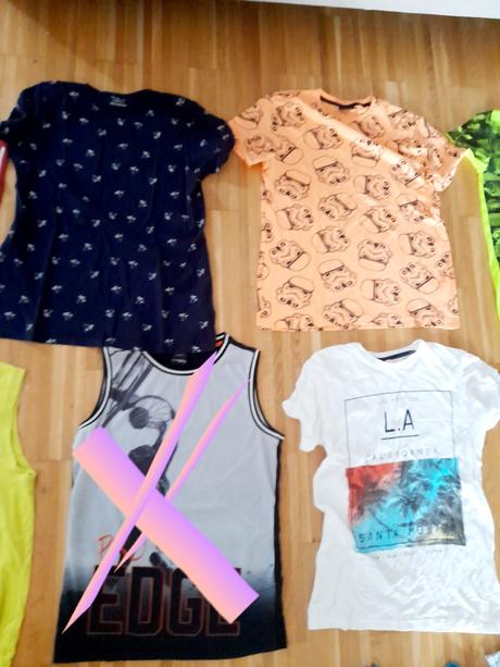 Zánovné tričká v.146/152 z rakúska bez poškodení,, 152