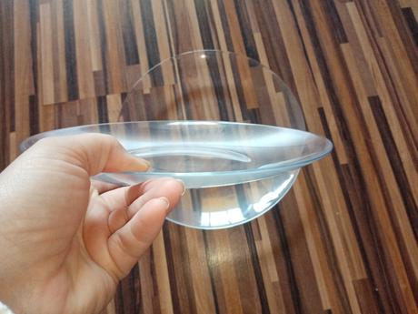 Skleneny tanier - svietnik,