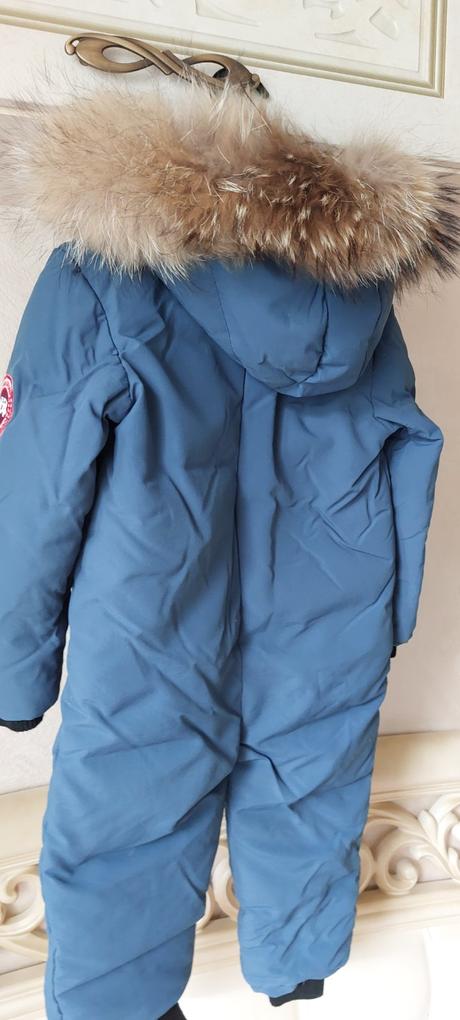 Páperový overal s pravou košušinkou canada goose, 98