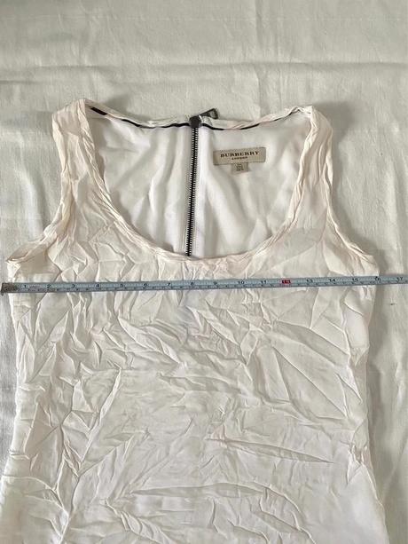 Luxusný hodvábny top burberry london, burberry,xs