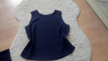 Dámsky elegantný top s vŕškom set, xl