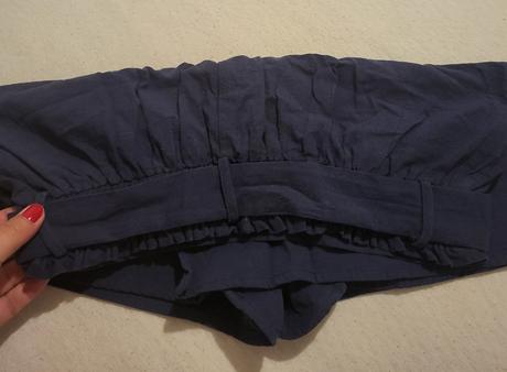 Bavlnený skort,