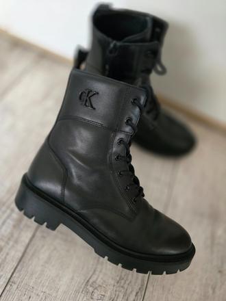 Kožene cizmy calvin klein, 39