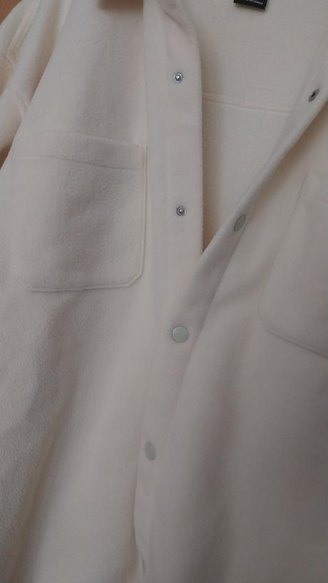 Flisova kremova mikina fsbn oversized fit l, l