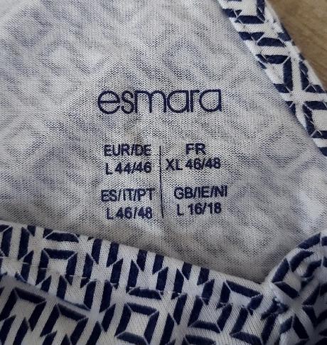 Dlhé vzorované šaty, esmara,44