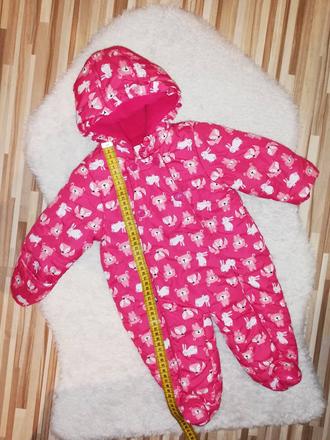 Zimný overal 3-6 mes., bluezoo,62