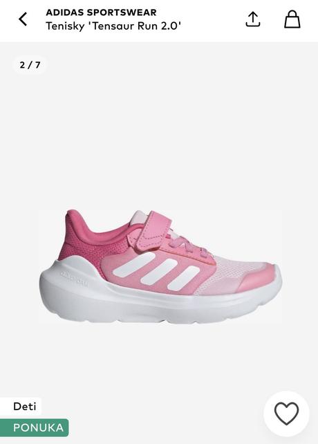Tenisky adidas sportswear tensaur run 2.0 nové, adidas,35