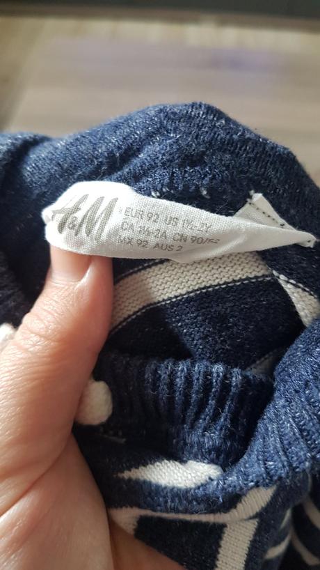 Sveter s kapucnou, h&m,92