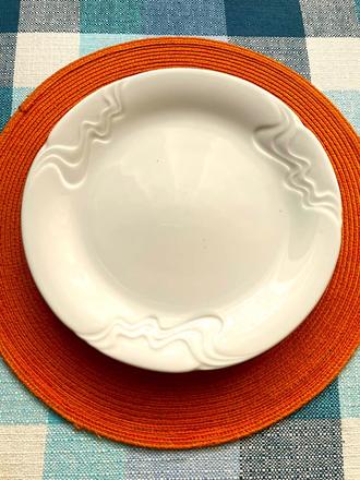 Servírovací tanier g.benedikt czechoslovakia 2 ks,