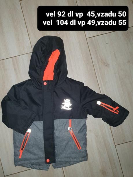 Zimna vetrovka vel 92 aj 104, kiki&koko,92