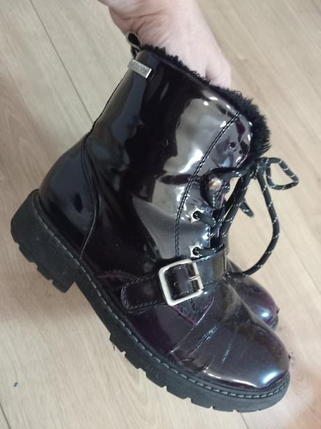 Fialové kotníkové čižmy, nelli blu,35