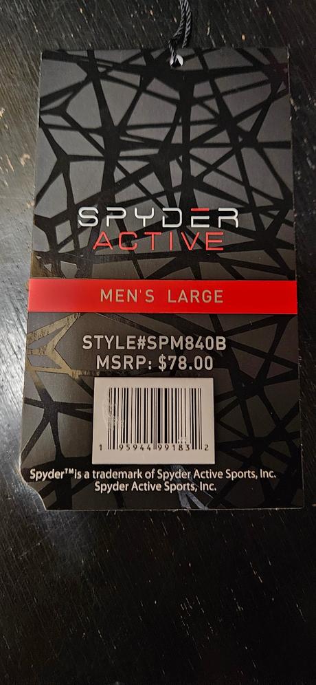 Spyder pánsky termo rolák na zapínanie veľkosť l, l