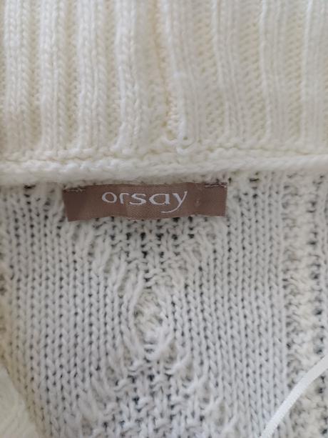 Biely kardigan, orsay,m