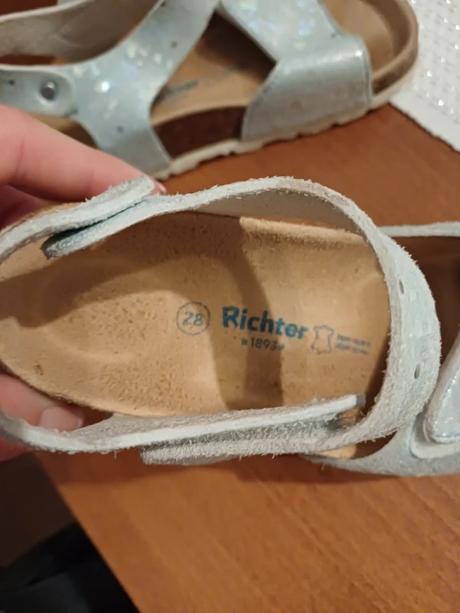 Dievčenské sandálky richter č.28, richter,28