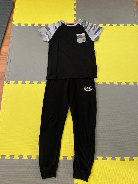 Teplaky + tričko, h&m,158