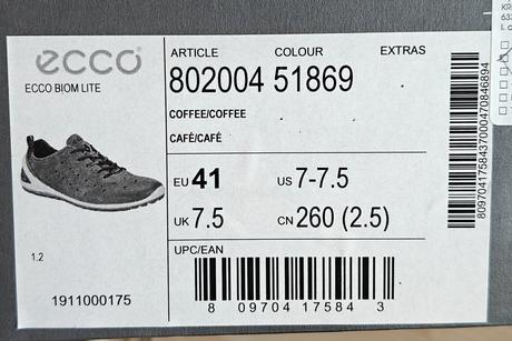 Tenistky ecco, ecco,41