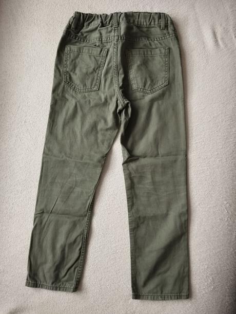 Khaki nohavice, h&m,122