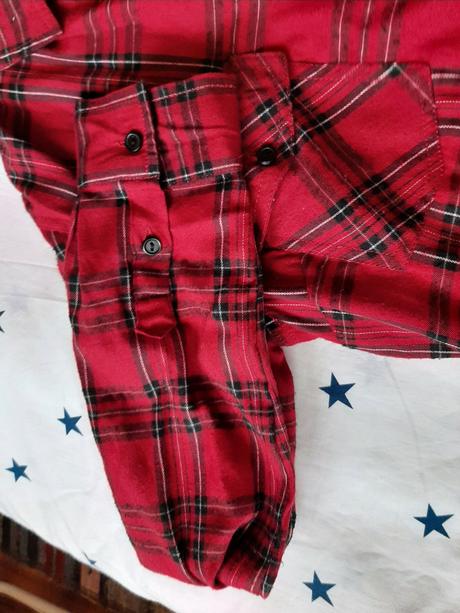 Športová, kockovaná košeľa, 38