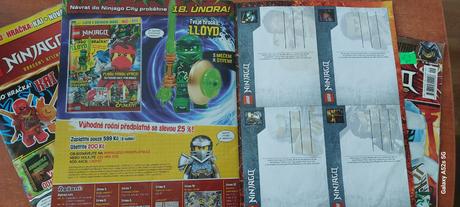Lego ninjago časopisy 3x,