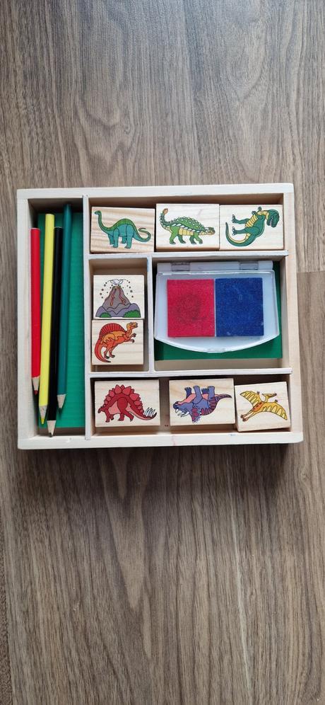 Súprava pečiatok/razítok melissa & doug (dinosaury,