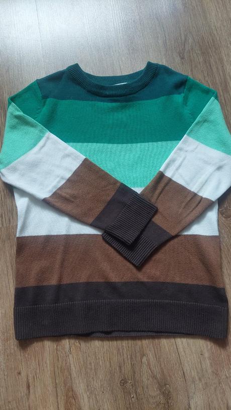 Farebny sveter, h&m,110