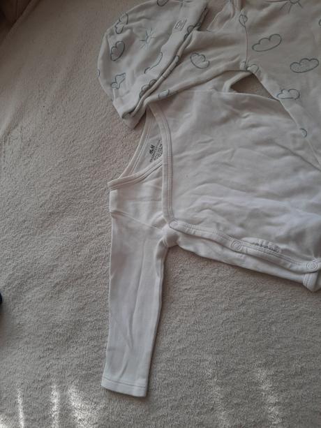 2x body plus ciapka, h&m,62