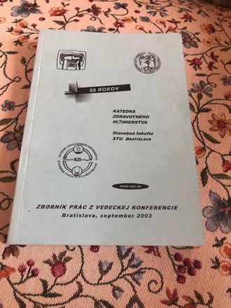Zborník prác z vedeckej konferencie - stuba, 