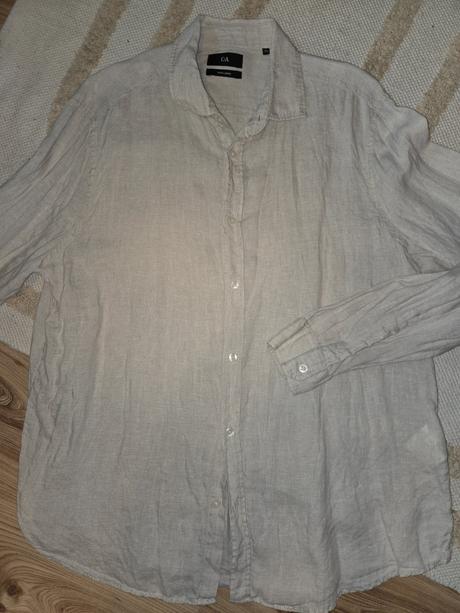 Pánska ľanova košeľa xl, c&a,xl