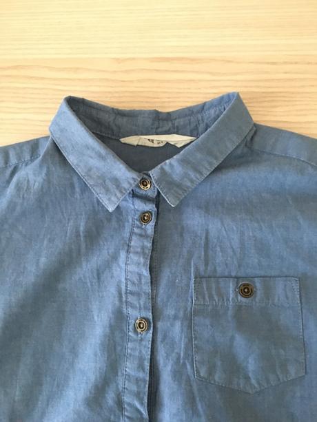 Rifľové šaty, h&m,146