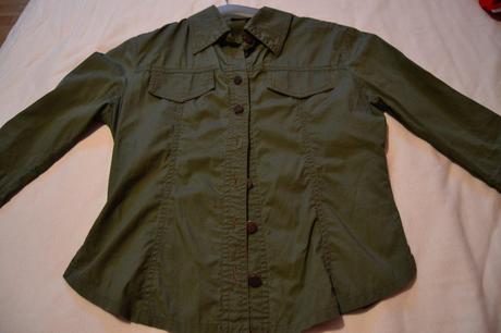 Khaki košieľka, s