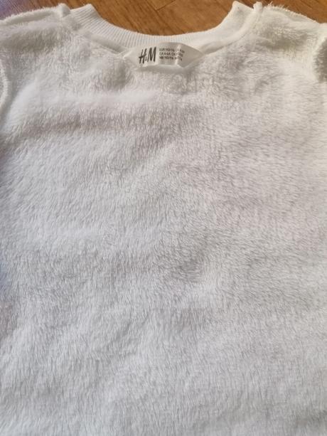 Teplá mikina jednorožec, h&m,110