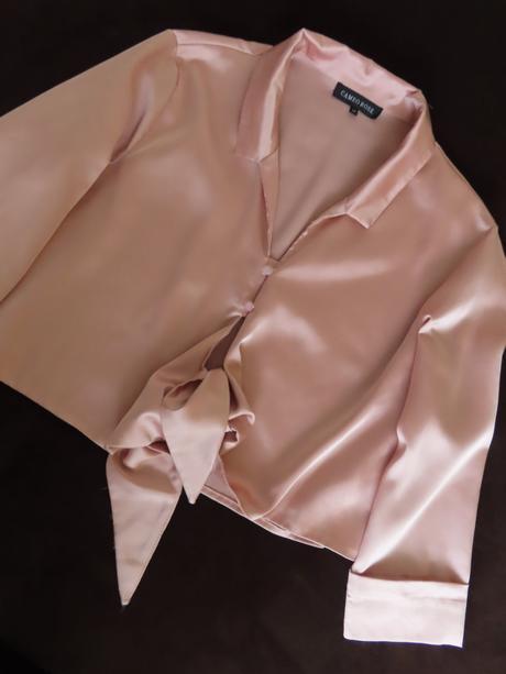 Saténová blúzka cameo rose, veľ. m, new look,m